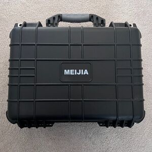 NEW MEIJIA Portable Waterproof Protective black Hard Case Camera Customizable